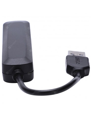 Male USB2.0 to Female 4-port USB2.0 HUB