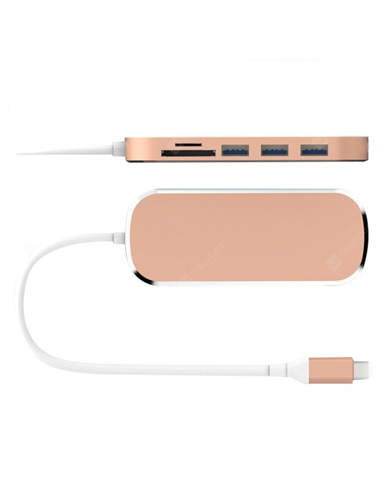 USB Accessories - Type-C to HDMI / USB 3.0 / SD / TF Card Reader Hub AdapterConverter