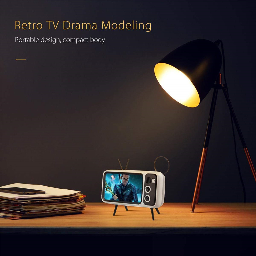Stereo Bracket Mini Portable Bluetooth Speaker- Orange Stereo Bracket Mini Portable Bluetooth Speaker- Orange