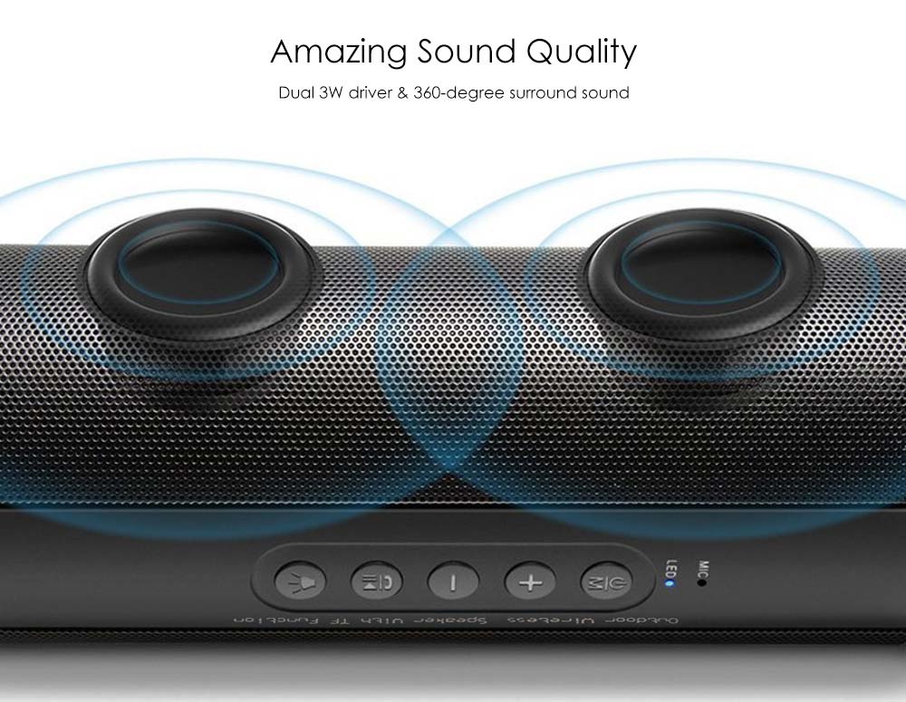 T2 Bluetooth Speaker Outdoor Waterproof Wireless Mini with FM Function- Red T2 Bluetooth Speaker Outdoor Waterproof Wireless Mini with FM Function- Red