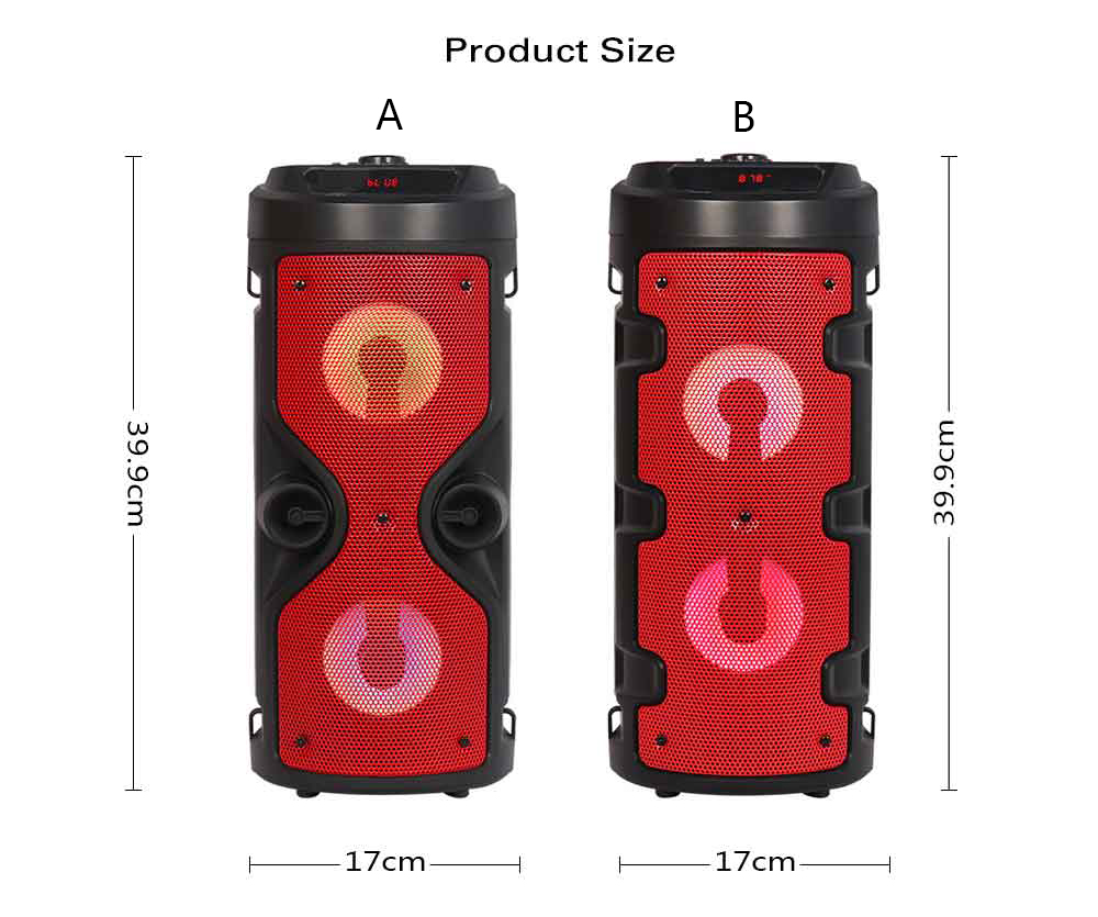 Barrel Bluetooth Audio High Power Subwoofer Radio TF Card Portable Speaker with Remote Control- Multi A Barrel Bluetooth Audio High Power Subwoofer Radio TF Card Portable Speaker with Remote Control- Multi A