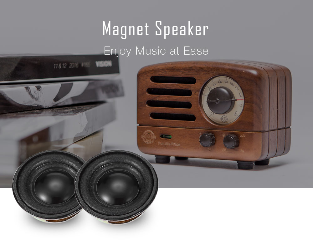 2PCS Magnet Speaker 3W 4 ohm 40mm Metal Shell Internal Type- BLACK AND SLIVER 2PCS Magnet Speaker 3W 4 ohm 40mm Metal Shell Internal Type- BLACK AND SLIVER