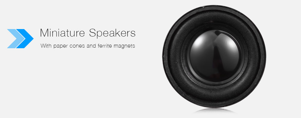 2PCS Magnet Speaker 3W 4 ohm 40mm Metal Shell Internal Type- BLACK AND SLIVER 2PCS Magnet Speaker 3W 4 ohm 40mm Metal Shell Internal Type- BLACK AND SLIVER