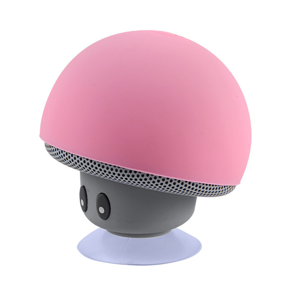 Mini Bluetooth Speaker Wireless Waterproof Loudspeaker Bluetooth Mushroom Portable Speakers Heavy Bass Stereo Music With- Pink Mini Bluetooth Speaker Wireless Waterproof Loudspeaker Bluetooth Mushroom Portable Speakers Heavy Bass Stereo Music With- Pink