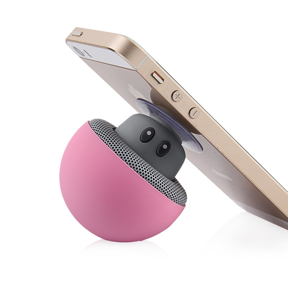 Mini Bluetooth Speaker Wireless Waterproof Loudspeaker Bluetooth Mushroom Portable Speakers Heavy Bass Stereo Music With- Pink Mini Bluetooth Speaker Wireless Waterproof Loudspeaker Bluetooth Mushroom Portable Speakers Heavy Bass Stereo Music With- Pink