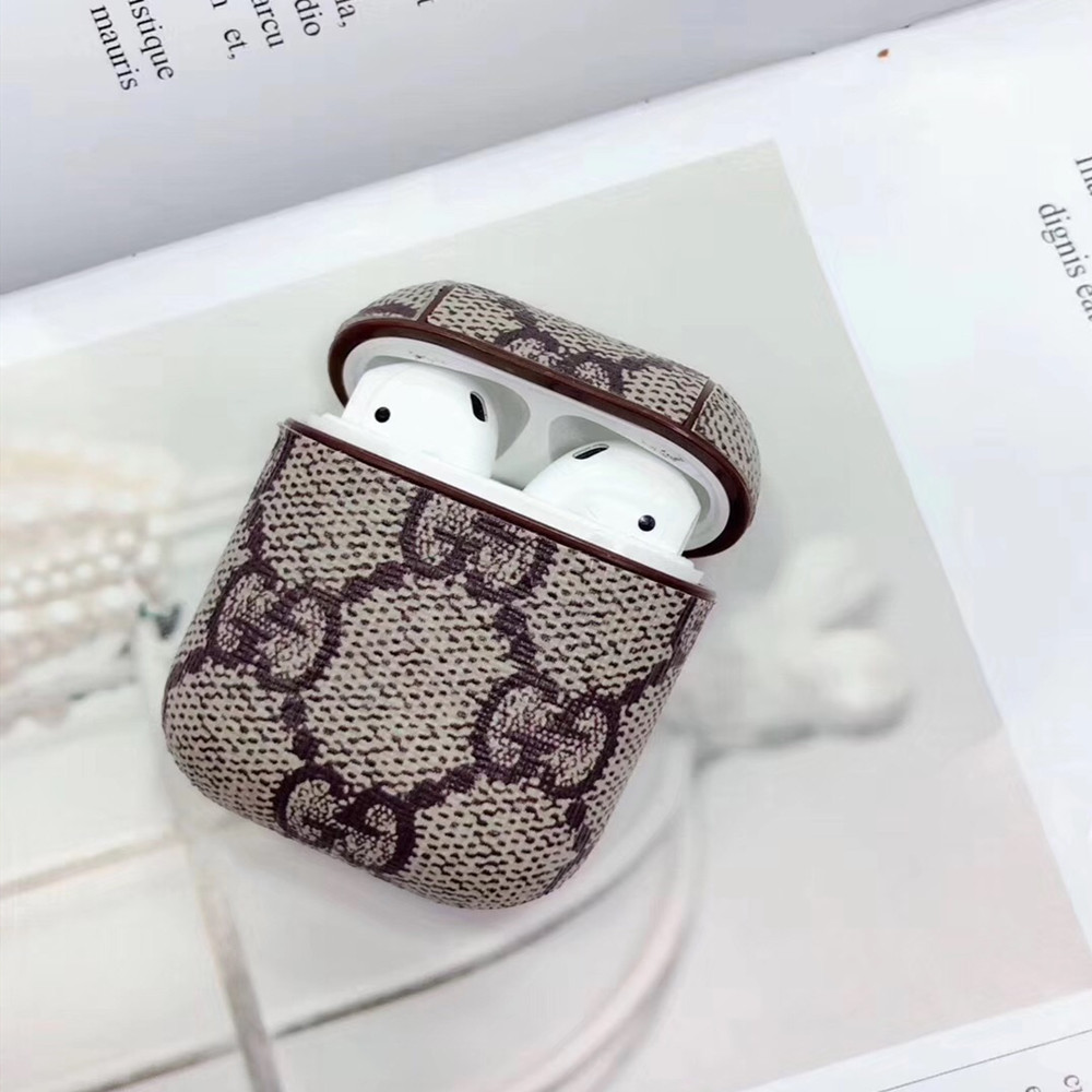 Earphone Accessories PC Leather Case For Airpods Protective Headset Earphone Accessories PC Leather Case For Airpods Protective Headset