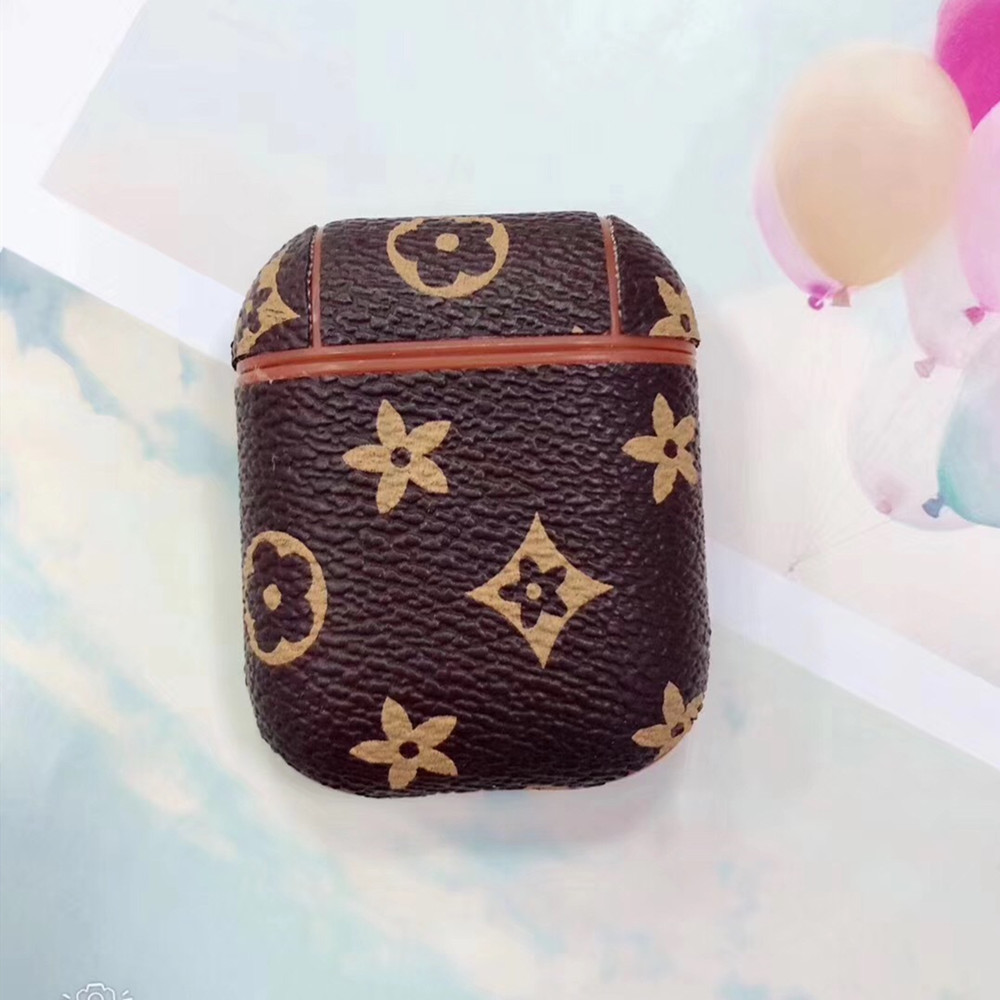 Earphone Accessories PC Leather Case For Airpods Protective Headset Earphone Accessories PC Leather Case For Airpods Protective Headset