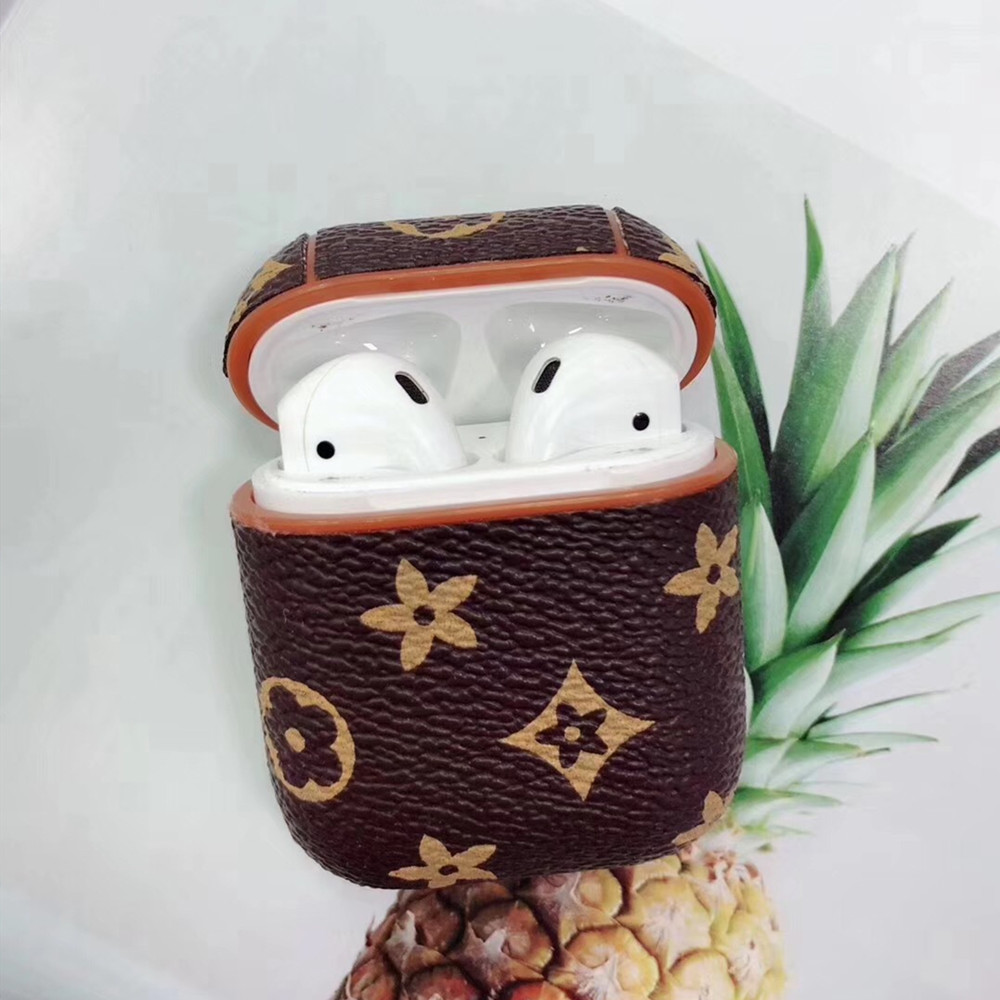 Earphone Accessories PC Leather Case For Airpods Protective Headset Earphone Accessories PC Leather Case For Airpods Protective Headset