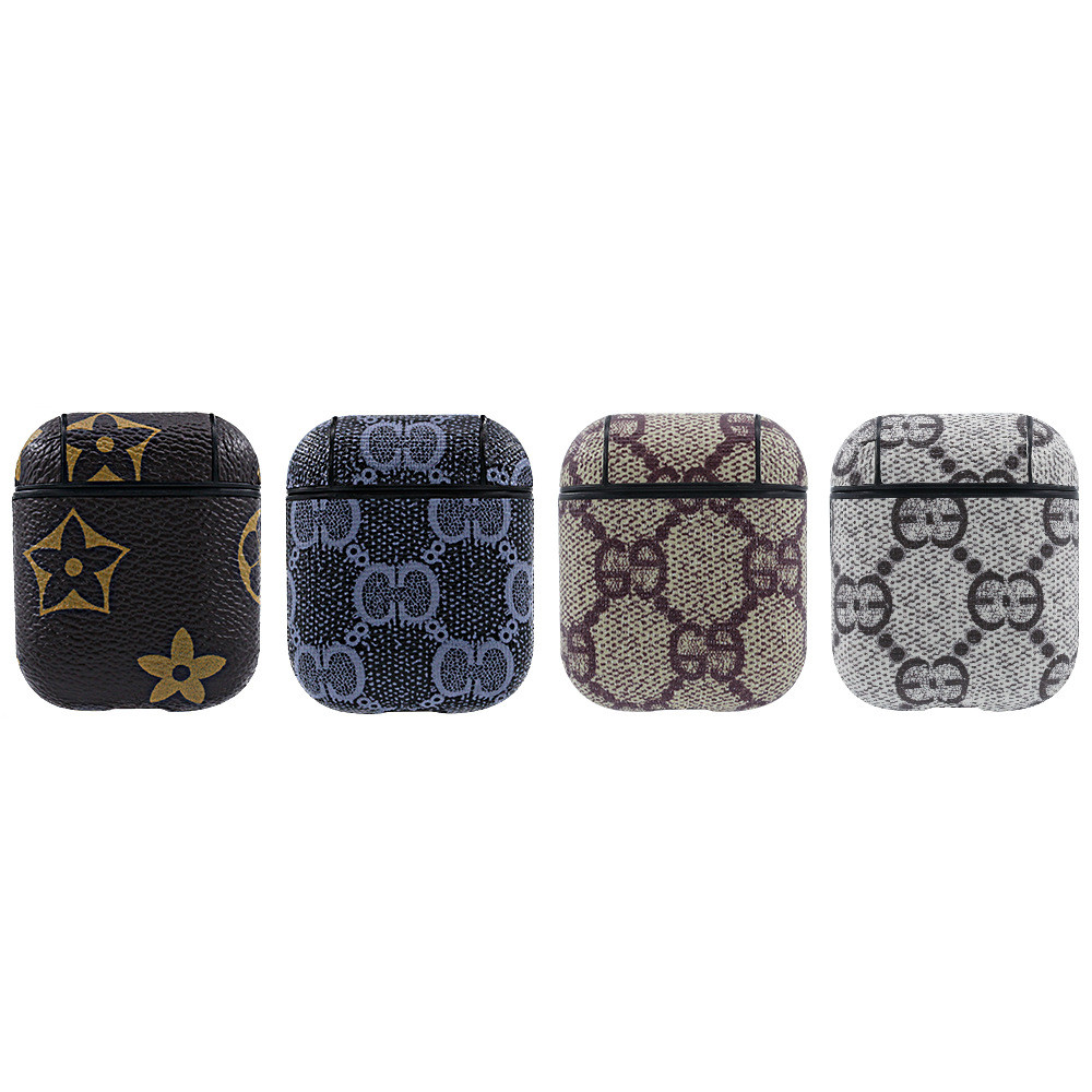 Earphone Accessories PC Leather Case For Airpods Protective Headset Earphone Accessories PC Leather Case For Airpods Protective Headset