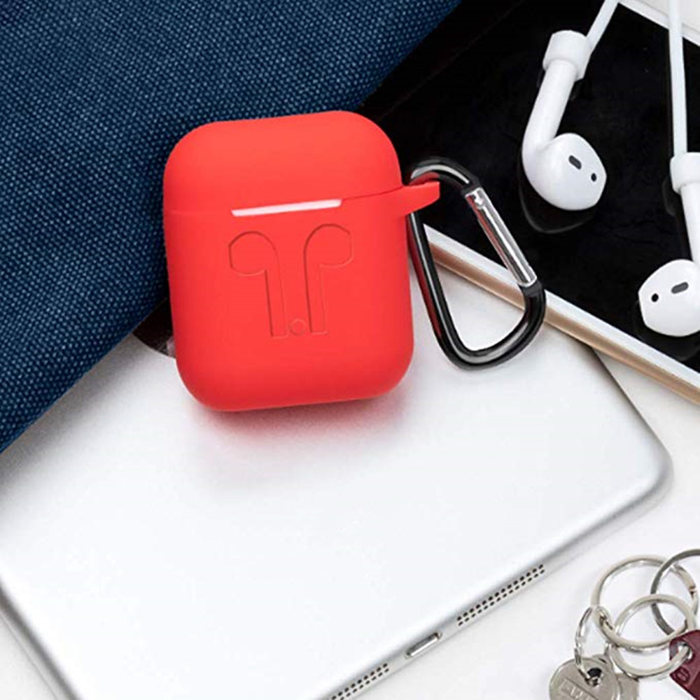 Thick Silicone Protective Case for AirPods - Light Gray Thick Silicone Protective Case for AirPods - Light Gray
