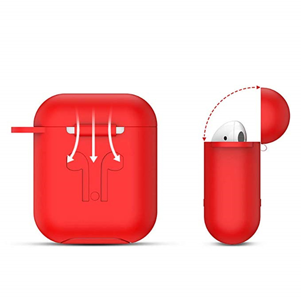 Thick Silicone Protective Case for AirPods - Light Gray Thick Silicone Protective Case for AirPods - Light Gray