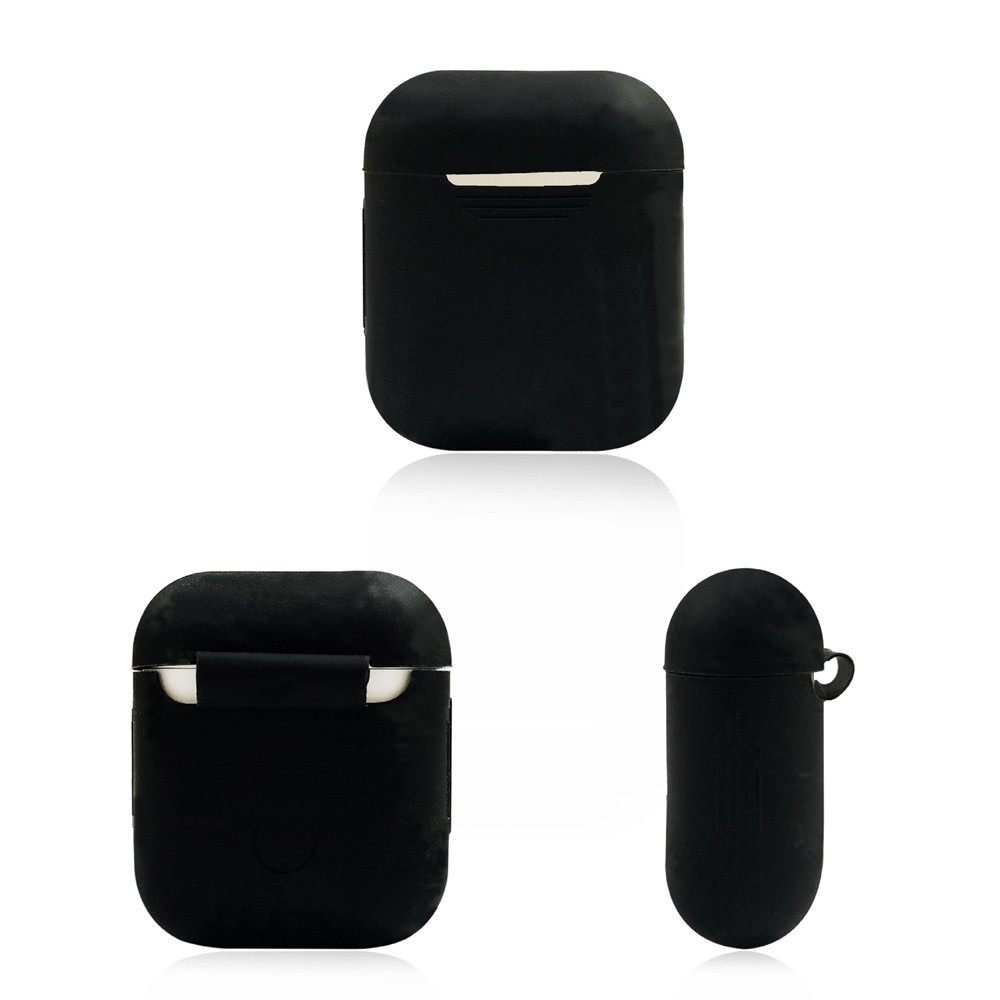 Soft Silicone Ultra Thin Cover Shockproof Holder for AirPods - White