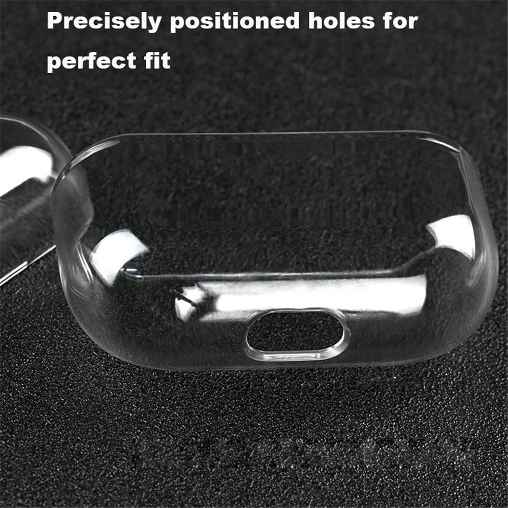 Transparent Hard PC Case for Airpods Pro Replacement Accessories Wireless Headphone Case- Transparent Transparent Hard PC Case for Airpods Pro Replacement Accessories Wireless Headphone Case- Transparent