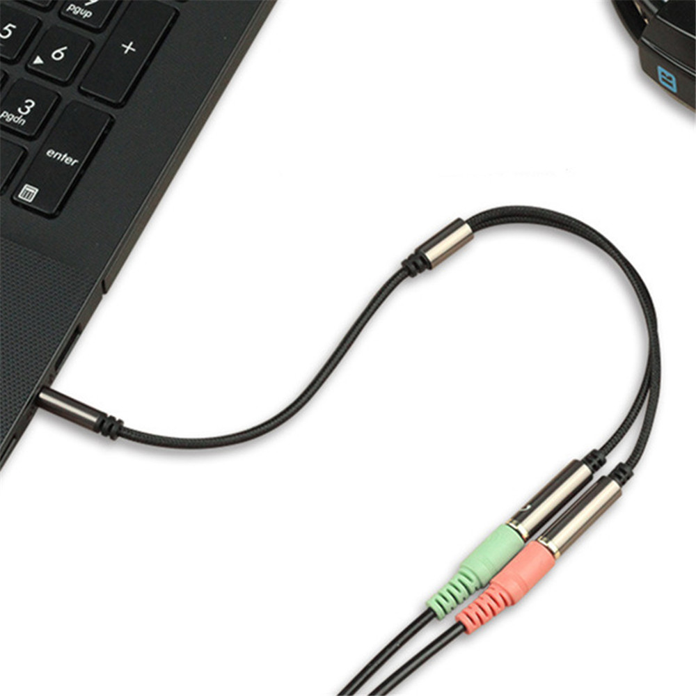 Stereo Earphones Splitter Cable Aux Extension Cord for Smartphones Tablets Media Players- Mocha Stereo Earphones Splitter Cable Aux Extension Cord for Smartphones Tablets Media Players- Mocha