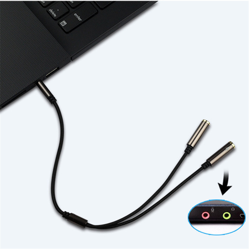 Stereo Earphones Splitter Cable Aux Extension Cord for Smartphones Tablets Media Players- Mocha Stereo Earphones Splitter Cable Aux Extension Cord for Smartphones Tablets Media Players- Mocha