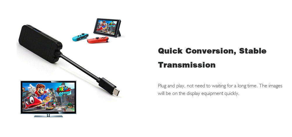 USB Type-C to HDMI Adapter Converter with 1 USB 3.0 Port- Black USB Type-C to HDMI Adapter Converter with 1 USB 3.0 Port- Black