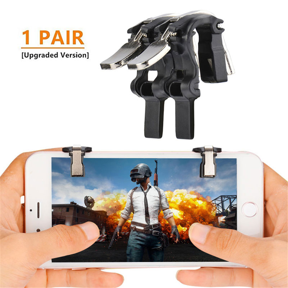2PCS for PUBG Mobile Game Fire Button Aim Key Trigger L1 R1 Controller 2PCS for PUBG Mobile Game Fire Button Aim Key Trigger L1 R1 Controller